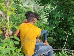 Unexpected Encounter in the Forest: A Wild Gay Adventure!