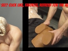 Masculine hunk relentlessly pounds and penetrates ebony pussy, delivers deep creampie