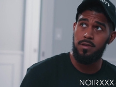 Bearded security guard XL pokes Travis Yukarins bouncy ass using his big black baton