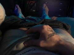 A young fellow touches his manmeat