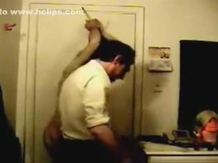 Extrait HommeViolon qui se fais touch? par un h?t?ro habi