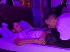 I woke up my acquaintance with the hottest oral - Gabriel Martins