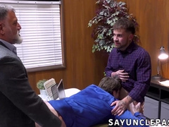 Keith Foxxx and Rick Kelson present Wank Hunter to office freeuse fuck-fest