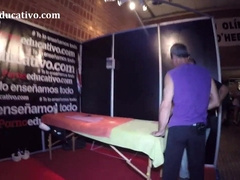 Softcore masculine jizz-shotgun rubdown