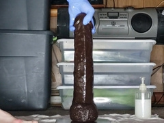 Railing two big fuck sticks plums deep