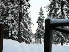 Naked Walk in Winter