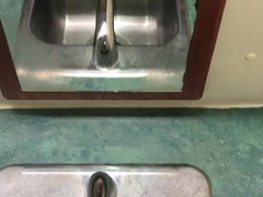 Compilation of Urinating and Spunking at a urinal two times this weekend