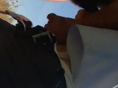 Mature Daddy Strokes Outdoors 2