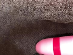 ruined orgasme in chastity cage with penis plug