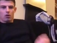 Twink Jerks His Big Cock