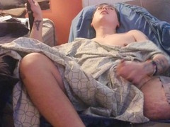 Caretaker pleases patient with nipple sucking leading to satisfying release