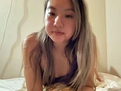素人, アジア人, ブロンド, 韓国人, ソフトコア, 一人, ウェブカメラ