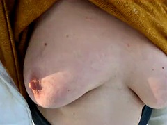 Frozen tits on the road