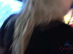 Strand, Blondine, Freundin, Handjob, Rock, Weibliche ejakulation, Titten, Spielzeuge