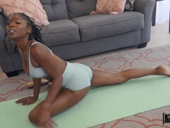 Verga grande, Mamada, Estilo perrito, Ébano, Interracial, Pov