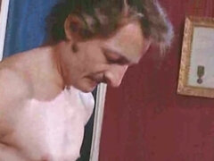 Old times girls and guys are having retro style hardcore group fuck