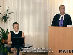 Zwart, Bruinharig, Gevangen, Bedriegen, Man die toekijkt, Omie, Man, Rijpe lesbienne