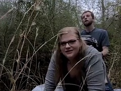 Public compilation sexy bbw doggystyle creampie on nature trail outdoors and use remote vibrator on fat wet pink pussy in car