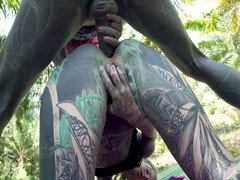 Anal, Ass, Ass to mouth, Outdoor, Public, Tattoo
