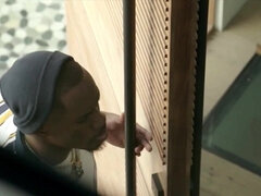 Enthousiasteling, Bondage discipline sadomasochisme, Grote mammen, Zwart, Zwart, Rijpe lesbienne, Speelgoed, Uniformpje