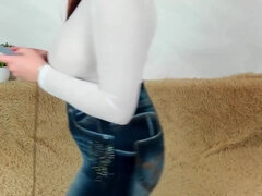 Amateur, Nana, Gros cul, Masturbation, Rousse roux, Solo, Nénés, Jouets