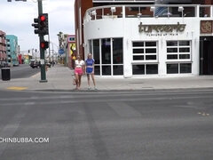 Naughty girl public flashing video