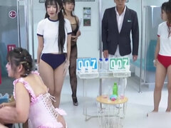 18, 素人, お尻, 美女, フェラチオ, 中出し, グループ, 日本人