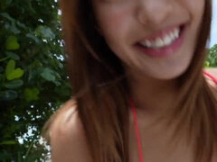 Пляж, Большая жопа, Большие сиськи, Брюнетки, Грудастые, Домашнее видео, Японки, На природе