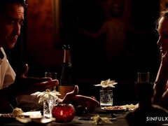 Blasen, Braunhaarige, Aufs gesicht abspritzen, Absätze, Lecken, Orgasmus, Rasiert, Ablutschen