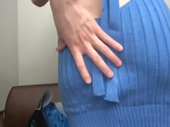 Asombroso, Asiático, Morena, Consolador, Pajear, Hd, Japonés