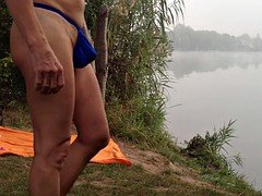 Cul, Plage, De plein air, Public, Jouets, Voyeur