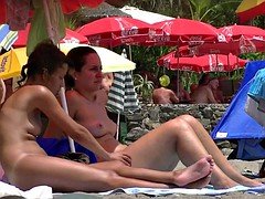 Ass, Beach, Nudist, Voyeur