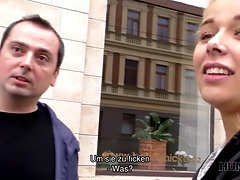 18, ブロンド, フェラチオ, 浮気する, チェコ, 旦那, オマンコ, ティーン