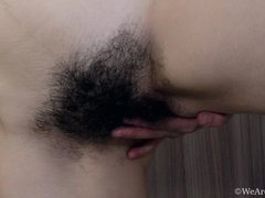 Arsch, Braunhaarige, Behaart, Küche, Lingerie, Masturbation, Geschwollene nippel