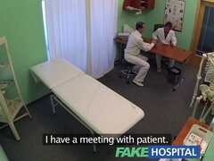 Blonde tourist gets a full examination at the fakehospital in POV reality