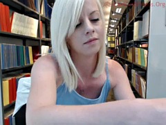 Blonde, Exhib, Masturbation, Mature, Public, Maigrichonne, Solo, Webcam