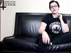 Attrapée, Lunettes, Humiliation, Orgasme, Culottes ou slips