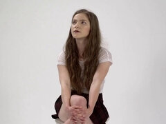 Grosse bite, Sucer une bite, En gros plan de très près, Tir de sperme, Grossier, Faciale, Interracial, Petite femme