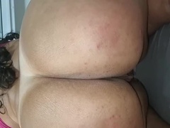 Grosser kitzler, Paar, Gehörnter ehemann, Fett, Selbstgemacht, Latina, Muschi, Schlampe