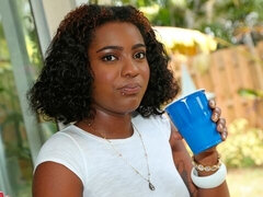 デカチン, デカパイ, フェラチオ, 茶髪の, バック, 黒人, 巨大, ハメ撮り