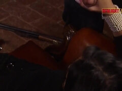 Anal, Sucer une bite, Brunette brune, Double pénétration, Groupe, Italienne, Orgie, Rétro ancien