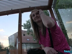 Amateur, Blonde, Européenne, Fait maison, De plein air, Pov, Public, Réalité