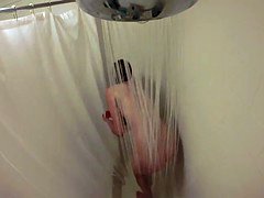 Babes, Big tits, Blonde, Shower