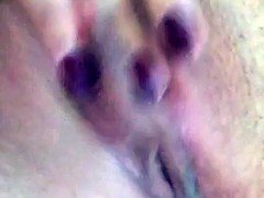 Closeup pussy play