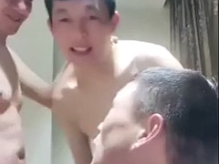 アナル, アジア人, デカチン, 中国人, 爸, ゲイ, オナニー