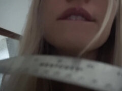 Amateur, Culo, Chica, Culo grande, Rubia, Casero, Pov, Solo