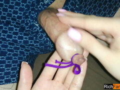 Bdsm, Closeup, Handjob, Tied