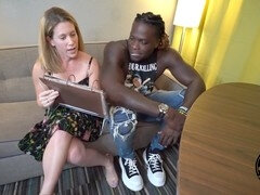 デカチン, 黒人, フェラチオ, 大学生