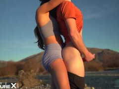 Amateur, Anal, Culo grande, Tetas grandes, Morena, Orgasmo, Al aire libre, Adolescente