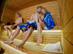 Caught, Dick, Masturbation, Public, Sauna